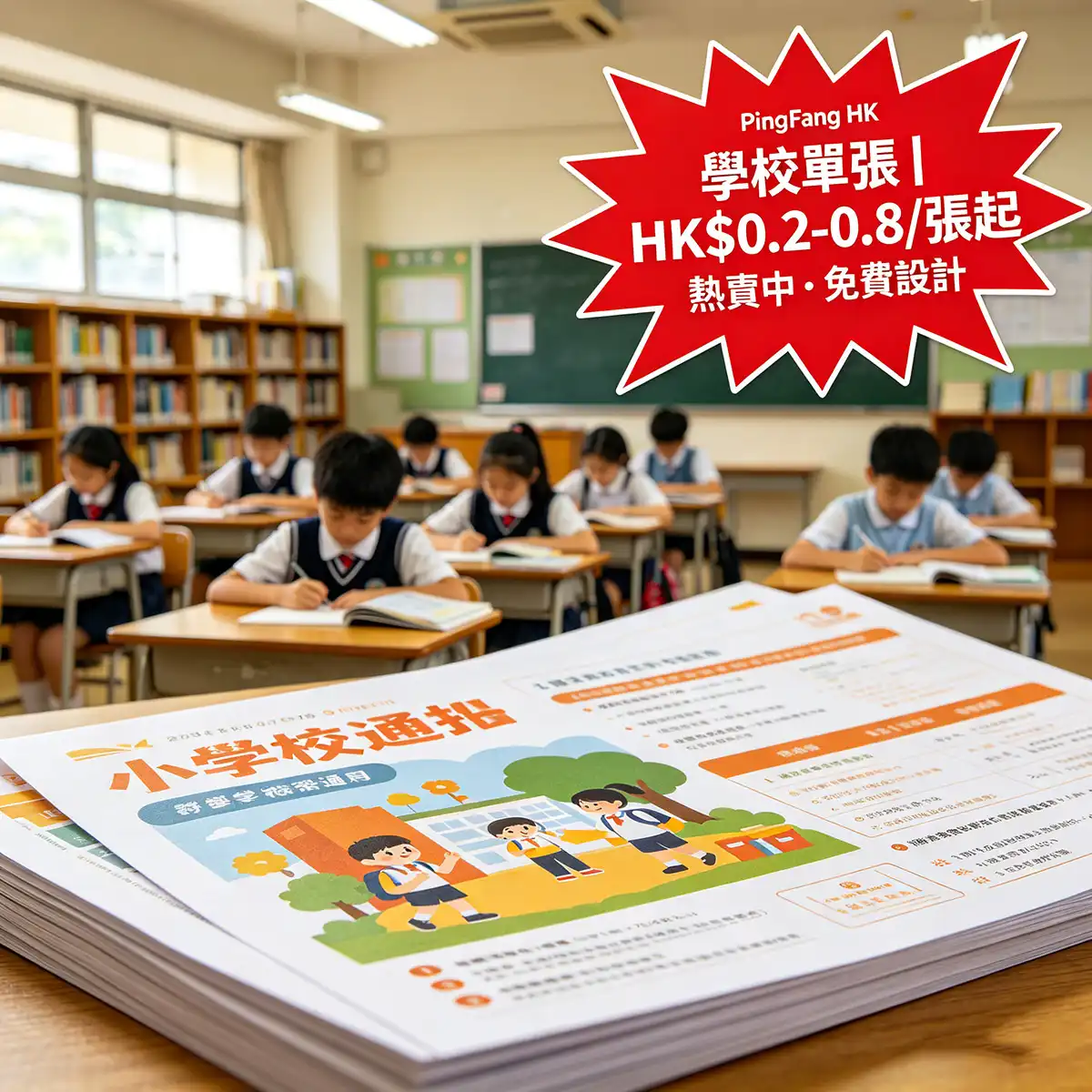 校園傳單