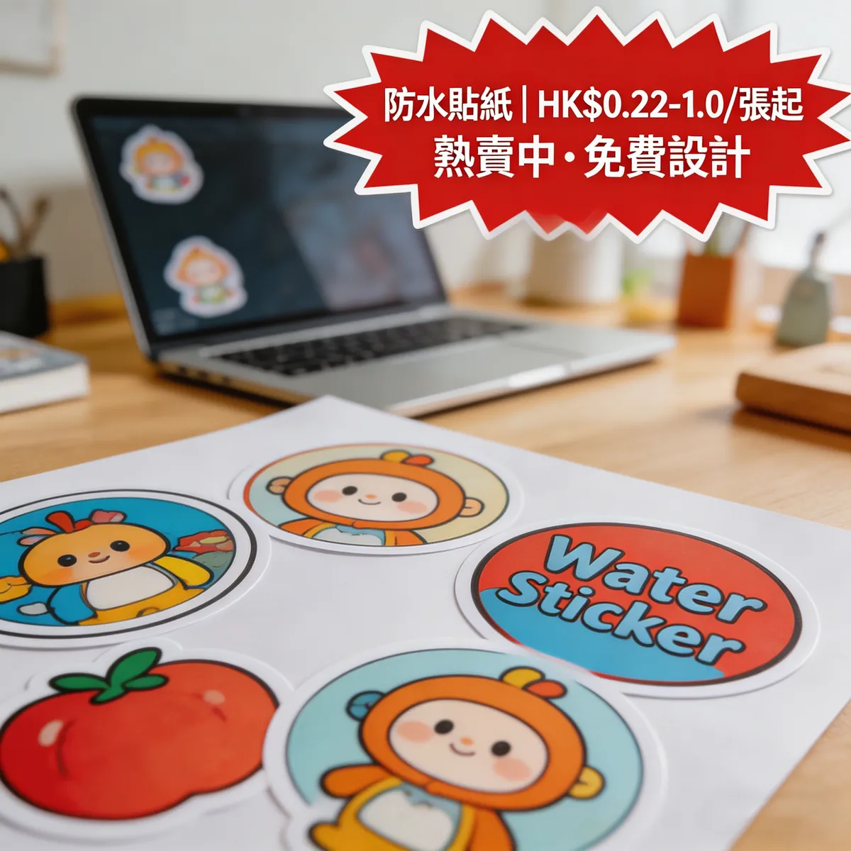 防水貼紙